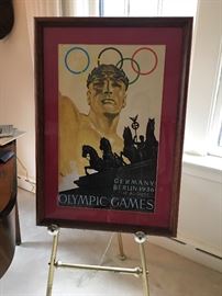 Litho Olympic Games Berlin Germany 1936. COA available. 