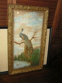 Hand embroidery on silk