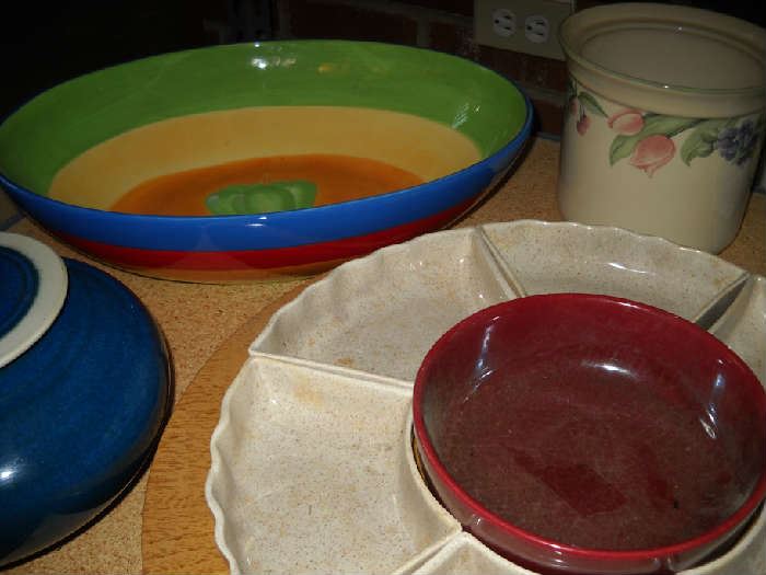 Larger ceramic serving pieces