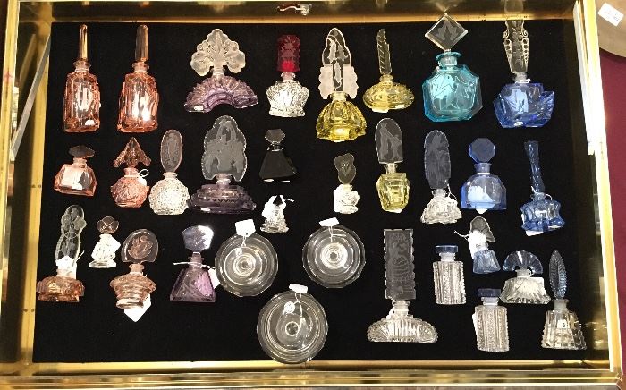 Collection of Czech Perfume Bottles