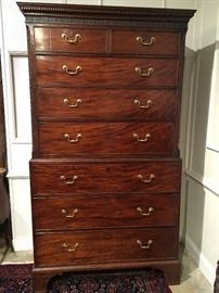 English 18th Century Chest on Chest 