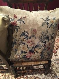 One of a pair of Tapestry Pillows 