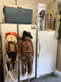 Kenmore Frost Free Commercial freezer and Kelvinator Masterpiece fridge/freezer.