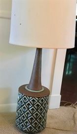 Large Mid Century Ceramic Lamp