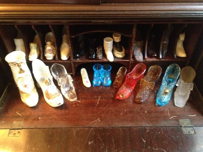 glass shoe collection