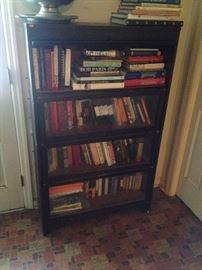 Barrister style bookcase made by Lundstrom, Little Falls NY
