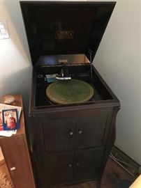 Antique Victrola Cabinet $ 280.00