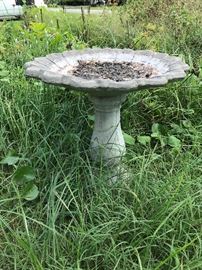 Cement Bird Bath $ 70.00