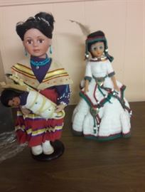 sample of collectable dolls 