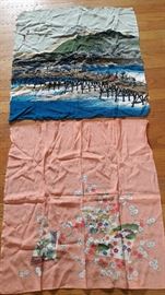 authentic Japanese scarves /art .
misc collectables from Japan not shown.