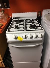 Apartment sized gas stove and oven