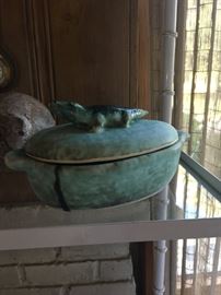 McCarty alligator dish $375.00