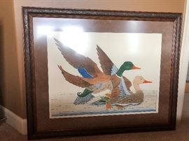 Limited Edition Signed Duck Print