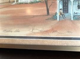 P Buckley Moss "Nebraska Prairie" Limited Edition 