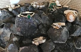 10k and 14k Gold Rings