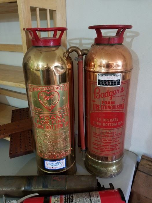 Fire extinguishers vintage 