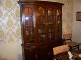 Lighted Mohagany Pennsylvania House China Cabinet