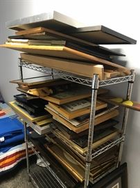 Metal shelving