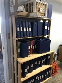 Wooden shelving