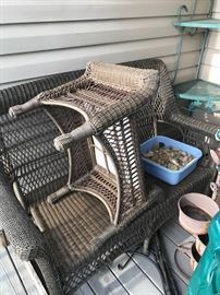Wicker furniture