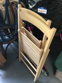 More folding chairs