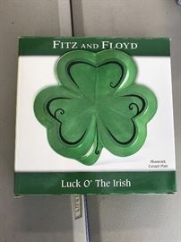 Fitz and Floyd shamrock!