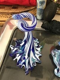 Blown glass piece