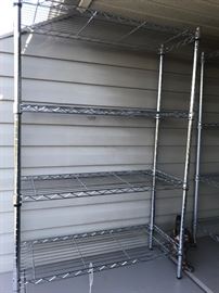 Metal shelves (there are 5 of these)