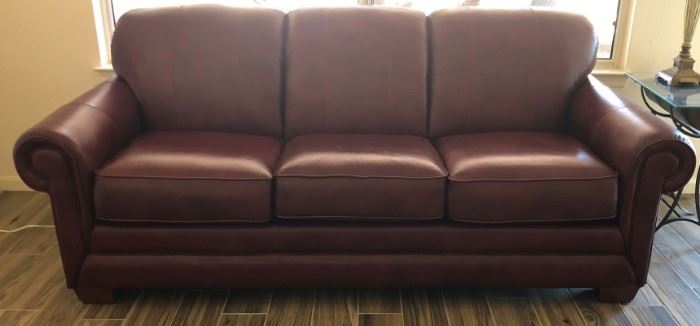 La-Z-Boy All Leather Sofa in excellent condition!
