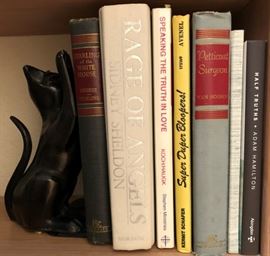 Cat Bookends, Asst Books