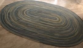 LL Bean Oval Braided Rug 8x11