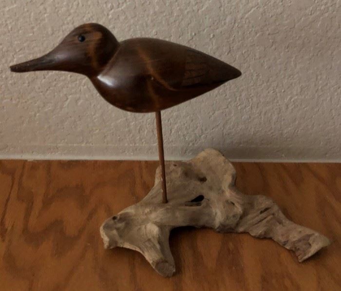 Carved Wood Bird 