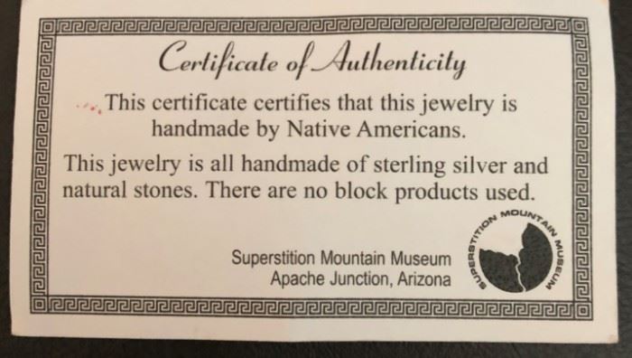 Handmade by Native Americans 