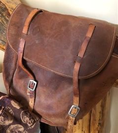 Leather Saddle Bag
