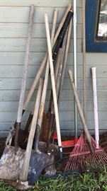 Asst Shovels and Rakes