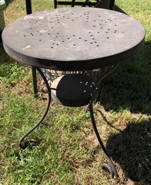 Vintage Metal Patio Table