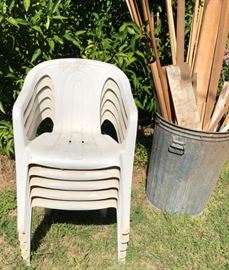 Patio Chairs, Scrap Wood