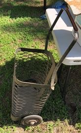 Grocery Cart (belonged to Great Aunt who passed 20 years ago at the age of 103) So cool!