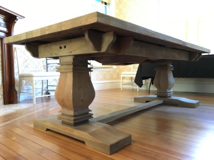 Reclaimed Wood Trestle Table