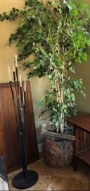 Silk Tree Metal Floral Stand