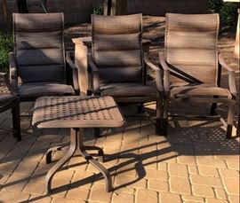 Patio Furniture: Chaise Chairs, Bar Stools, Sofa, Tables, Umbrella Stands...