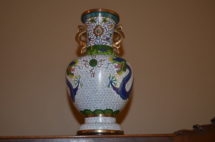 Chinese Qing Dynasty Cloisonné pieces