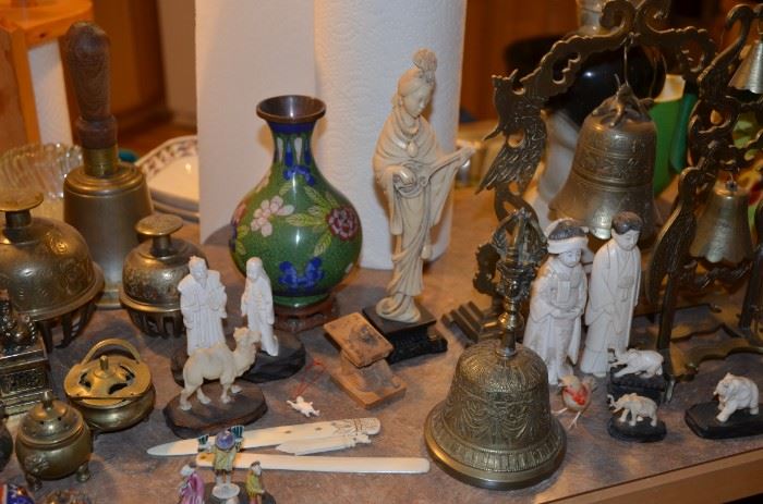 hand sculpted ivory pieces