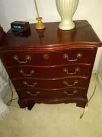 Queen Anne mahogany night stand $250.