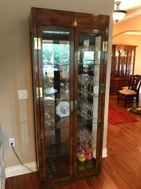Lighted Curio Cabinet Asian Style