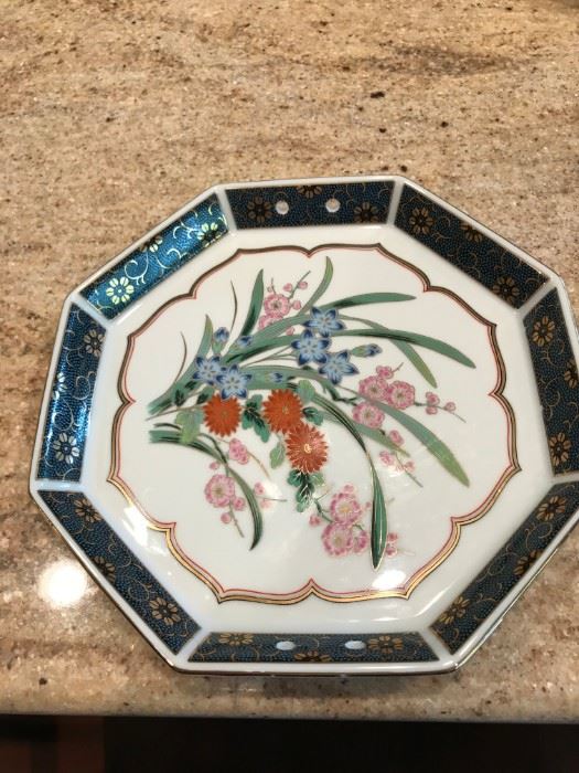 Signed Japanese Plate