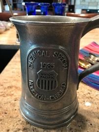 Union Pacific Pewter Stein