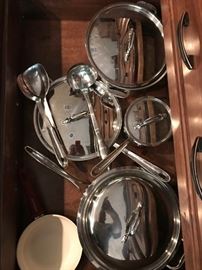 High End All- Clad Brand Pans