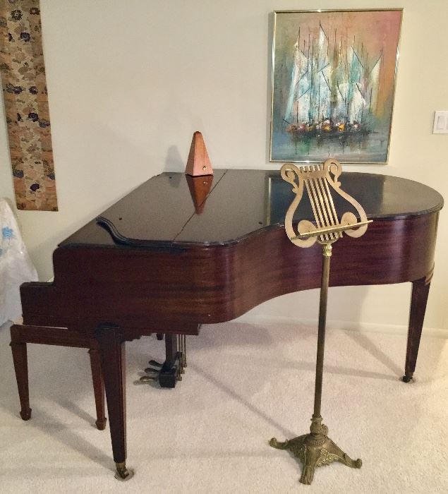 VERY FINE PIANO AND PLAYS VERY WELL. HAS BEEN TESTED AND DOES PLAY IN TUNE.