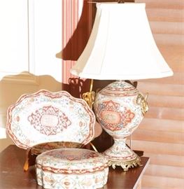36EK Three Decorative Porcelain Objects